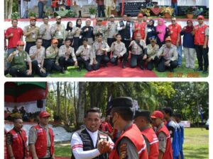 Bupati Pelalawan, H. Zukri Buka Acara Pelatihan Tagana di Kecamatan Bandar Sekijang