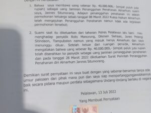 Diduga Pungli Hingga 40 juta, Pengacara Almarhum JS Minta Propam Polda Riau Lakukan Proses Hukum