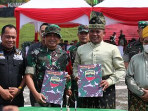 Bupati H.Zukri Resmi Buka TMMD ke- 115 Kodim 0313/KPR di Wilayah Kabupaten Pelalawan
