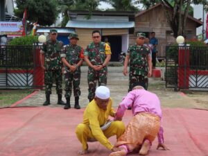 Kunker Waaster KASAD Brigjen Doni Hutabarat Tinjau Lokasi TMMD Ke 115 Kodim 0313/KPR Di Teluk Meranti