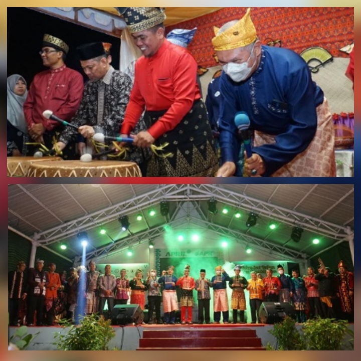 Bupati Pelalawan, H. Zukri Membuka Kegiatan Pekan Seni dan Budaya Riau Komplek