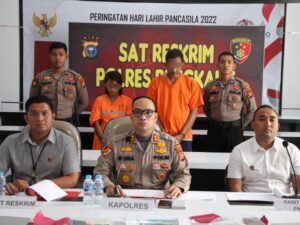 Polres Bengkalis Tangkap Pasutri di Bengkalis ” Rekayasa Kematian dan Bunuh Orang Gangguan Jiwa”