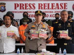 Polres Bengkalis Tangkap Tersangka Tindak Pidana Narkotika Jenis Shabu Sebanyak 30 Kg