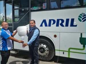 Menuju Nol Emisi, RAPP Kembali Datangkan 4 Bus Listrik Untuk Operasional