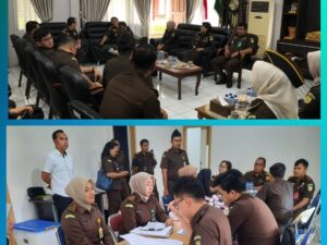Tim Inspeksi Khusus Kejagung dan Kejati Riau Melakukan Kunjungan Ke Kejaksaan Negeri Pelalawan