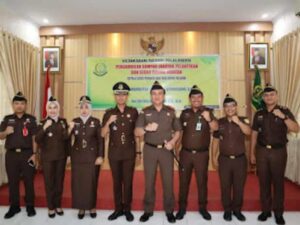Kajari Pelalawan, Mohammad Nasir SH,MH Lantik Sri Mulyani
