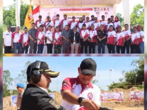Kapolres Pelalawan, AKBP Suwinto SH, SIK Buka Open Tournament Kejuaraan Menembak Tahun 2023