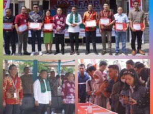 Bupati Pelalawan, H. Zukri Buka Resmi Job Fair 2023, Disambut Antusias Para Pencaker
