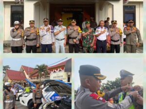 Kapolres Pelalawan Pimpin Apel Gelar Pasukan Operasi Zebra Lancang Kuning 2023