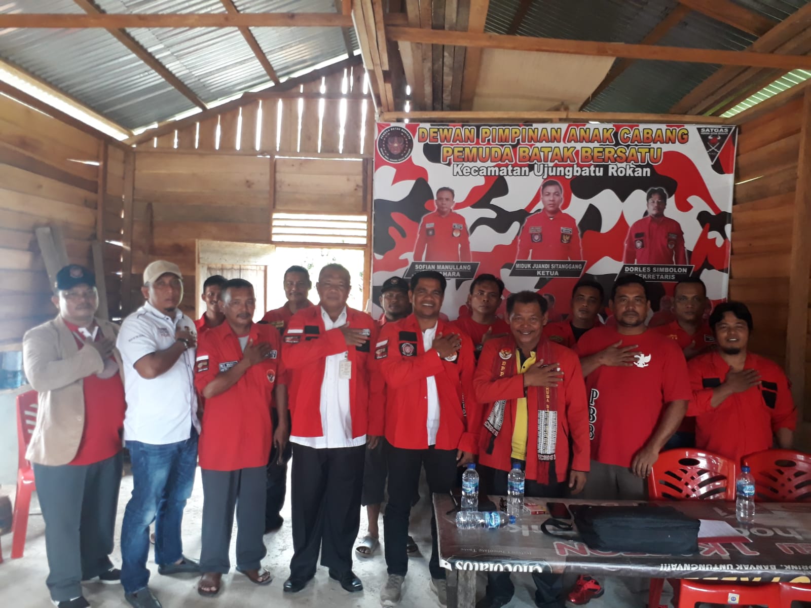 Pemuda Batak Bersatu Rohul Komitmen Siap Dukung Polda Riau Jaga Kamtibmas