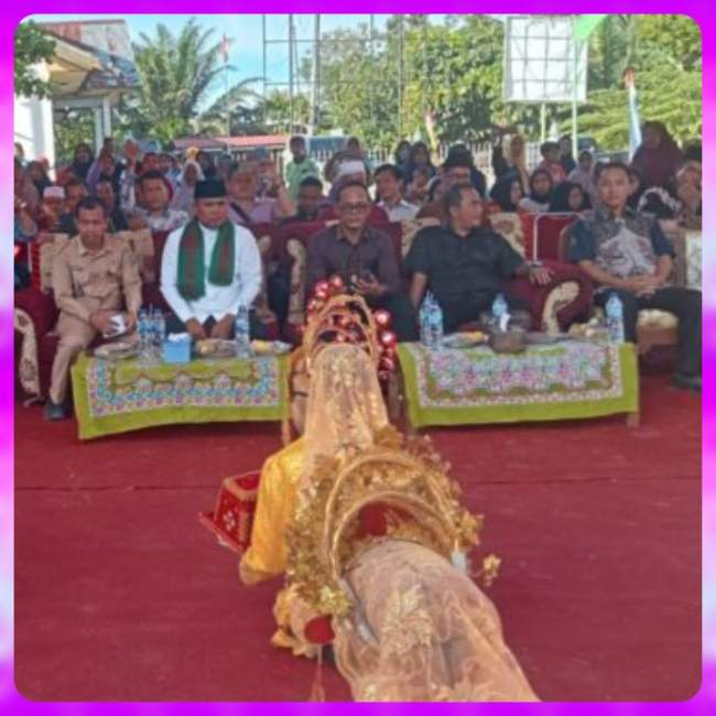 Bupati Zukri Resmikan Jembatan dan Gedung Pertemuan di Desa Talau, Merupakan CSR PT Musim Mas