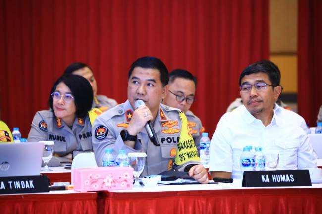Polri Gelar Rakor Operasi Mantap Brata 2023-2024