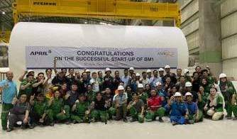 APRIL Group Mulai Uji Operasional Pabrik Kertas Kemasan Berkelanjutan Bernilai Investasi Rp33,4 Triliun