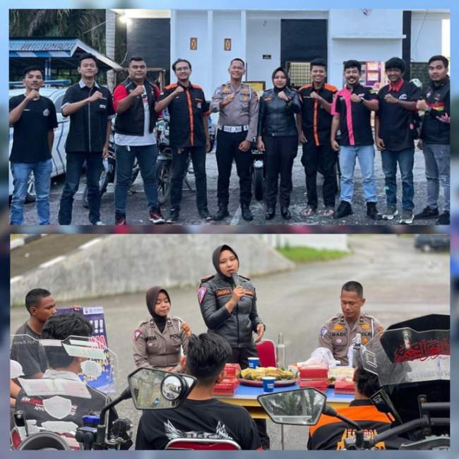 Ciptakan Suasana Tertib dan Damai Usai Jalannya Pemilu 2024 Satlantas Polres Pelalawan Gelar Silaturahmi Bersama Komunitas Motor