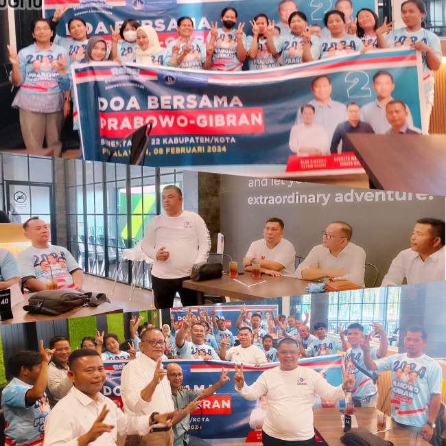 RELASI Prabowo- Gibran Mengadakan Doa Bersama di Kabupaten Pelalawan Riau