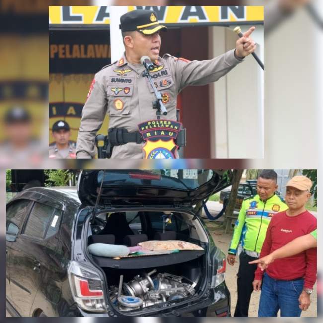 Security RAPP dan Polsek Seikijang Kerjasama Tangkap Pencuri Stainless Valve yang Diangkut Pakai Mobil