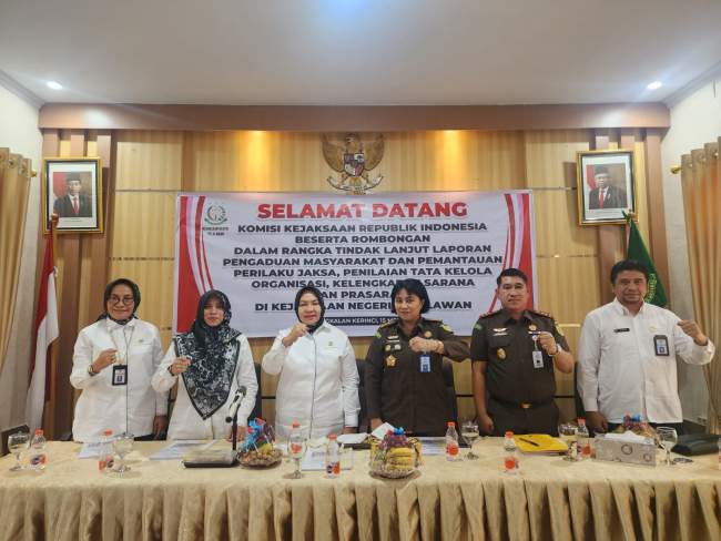 Komisi Kejaksaan RI dan Aswas Kejati Kunker ke Kejari Pelalawan