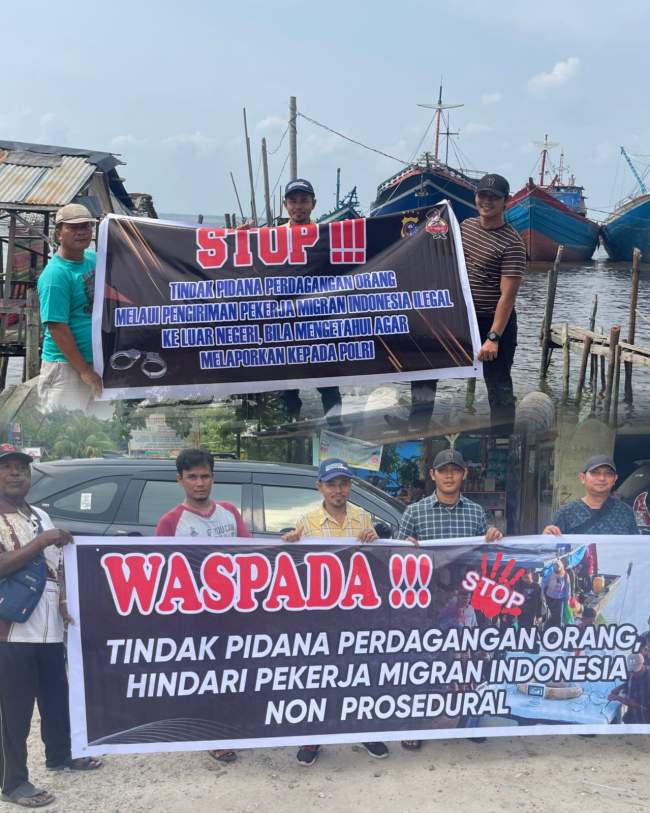 Polda Riau Ajak Warga Dumai Tolak TPPO dan PMI Ilegal