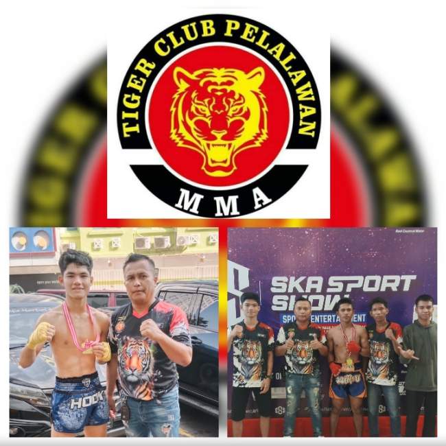 2 Petarung MMA Tiger Club Pelalawan Berhasil Sabet Medali Emas di Ajang SKA Sport Show