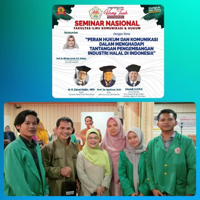 Putri Wapres RI Prof. Dr. Siti Nur Azizah, SH MHum Narasumber Diskusi Industri Halal yang Ditaja di Universitas Hang Tuah Pekanbaru