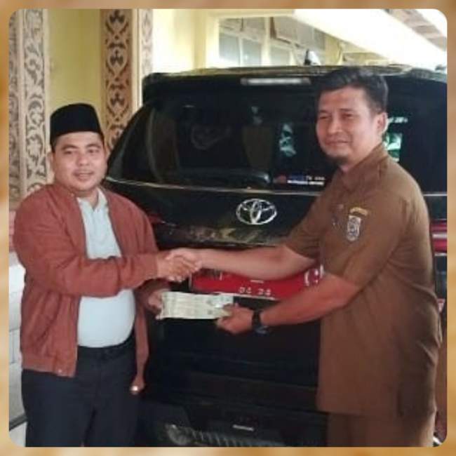 Wakil Bupati Pelalawan H Nasarudin SH MH Serahkan Mobil Dinas Jelang Masa Kampanye