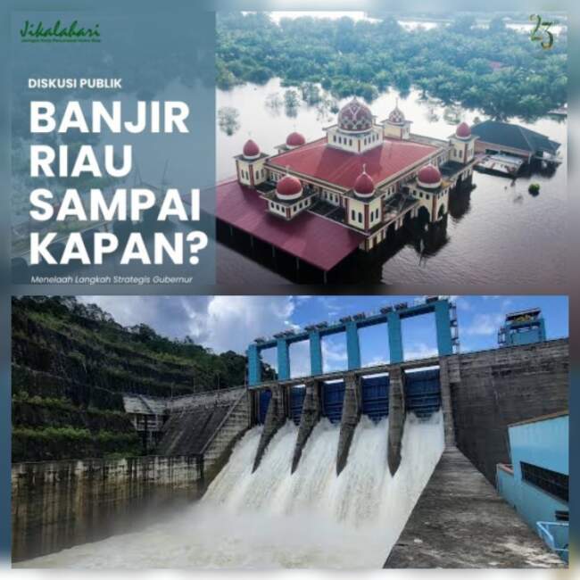 Diskusi Publik Jikalahari dengan Para Pakar: Banjir Riau Sampai Kapan?