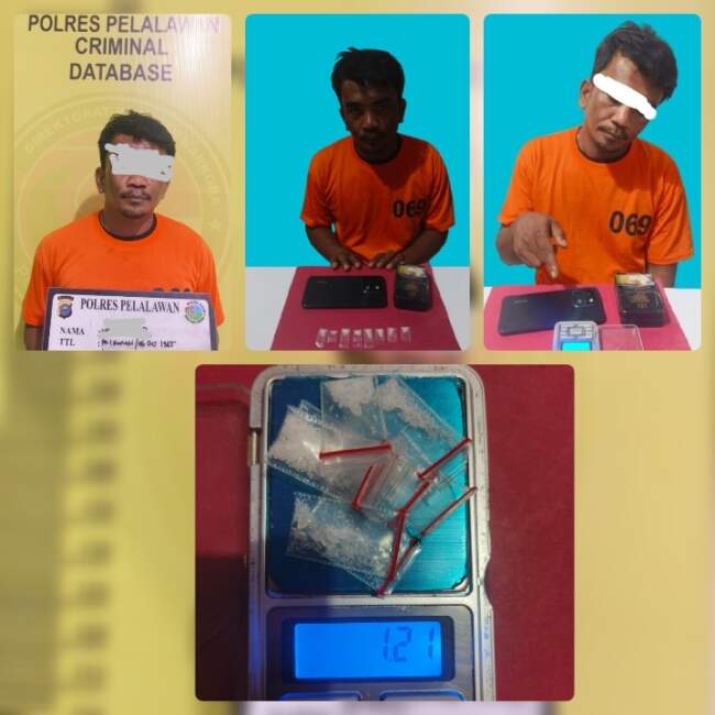 Polres Laksanakan Operasi Narkoba, 3 Tersangka, 8 Paket Sabu Diamankan